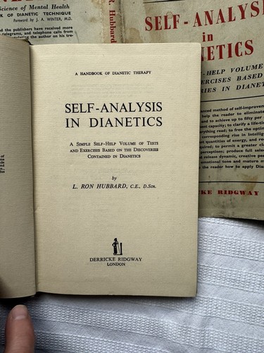 Ron hubbard self analysis - ron,