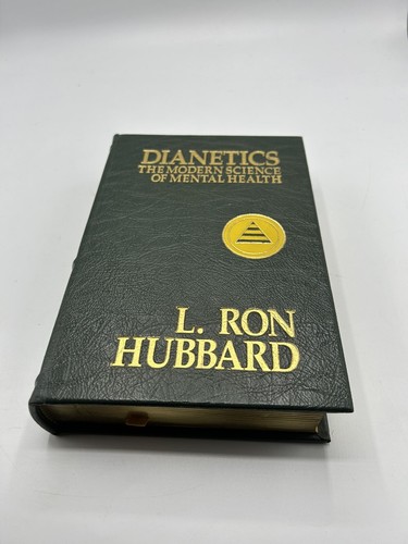 Leather bound dianetics modern - leather,