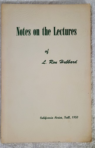 Very rare scientologys notes - scientologys,